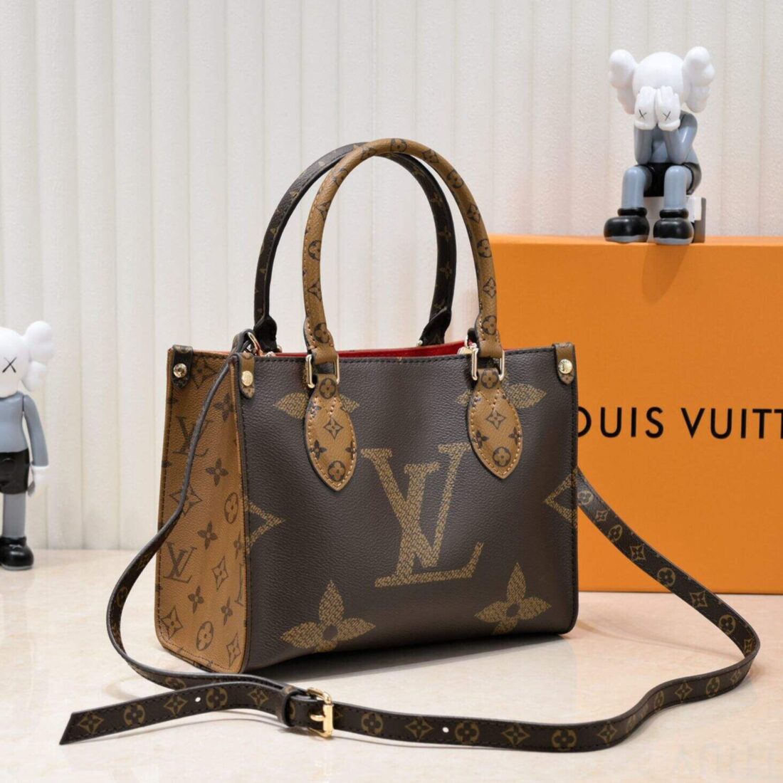LOUIS VUITTON ONTHEGO PM BROWN 9.8 INCHES M46373 - Image 3