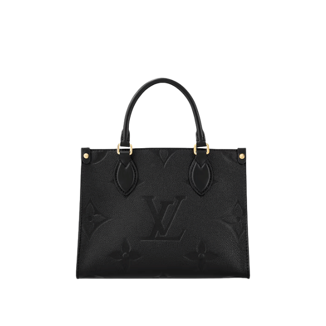 LOUIS VUITTON ONTHEGO PM BLACK 9.8 INCHES M45653
