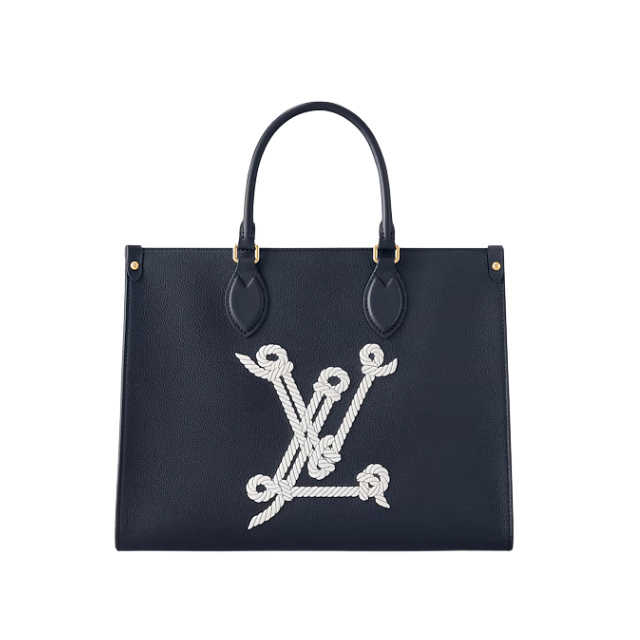LOUIS VUITTON ONTHEGO MM BLACK 13.8 INCHES M24834