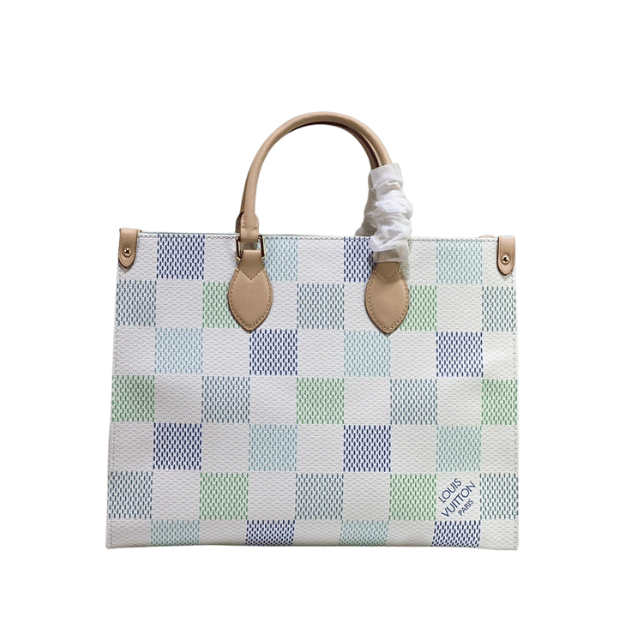 LOUIS VUITTON ONTHEGO MM BLUE 13.8 INCHES M40518