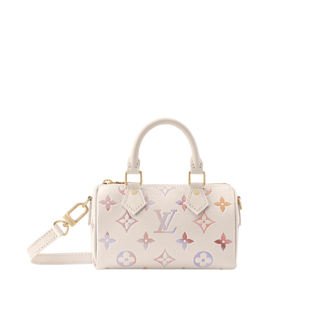 LOUIS VUITTON NANO SPEEDY DREAM BEIGE 6.3 INCHES M25591