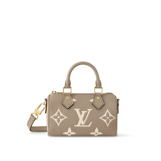LOUIS VUITTON  NANO SPEEDY TOURTERELLE BEIGE 6.3 INCHES M82890