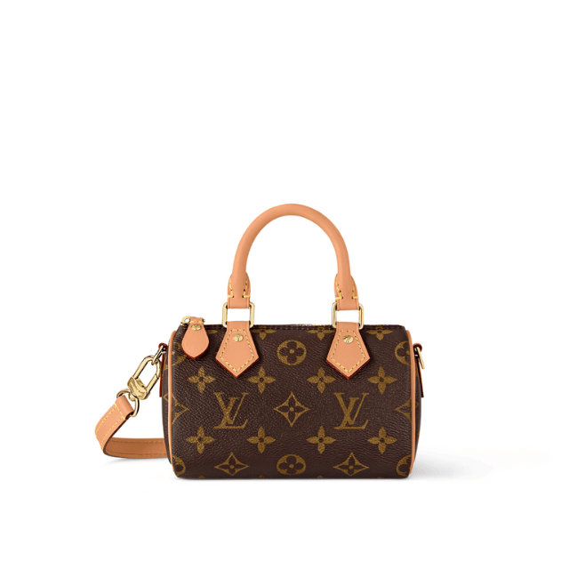 LOUIS VUITTON NANO SPEEDY BROWN 6.3 INCHES M81085