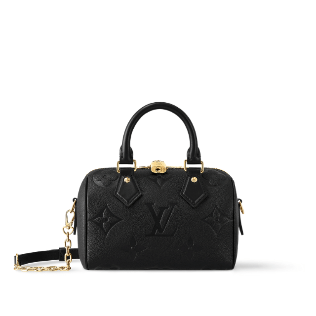 LOUIS VUITTON SPEEDY BANDOUILIÈRE 20 BLACK 8.1 INCHES M58953