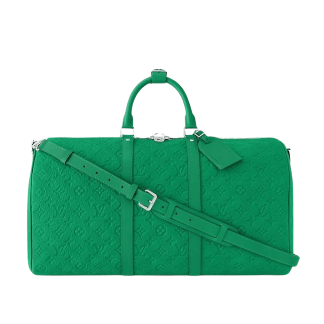 LOUIS VUITTON KEEPALL BANDOULIÈRE 50 BAG GREEN 19.7 INCHES M23751