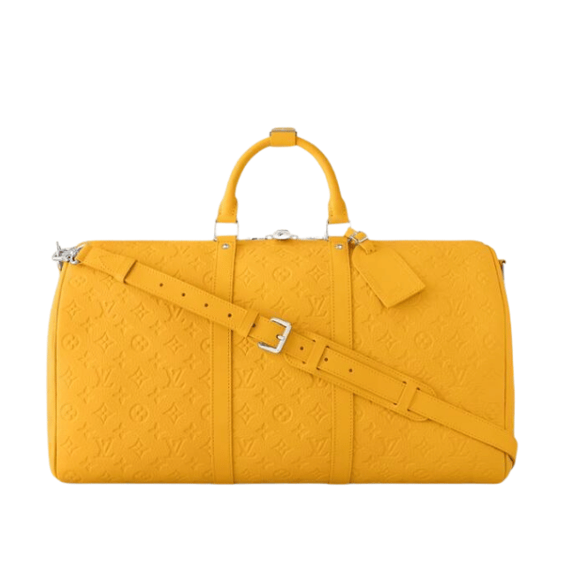 LOUIS VUITTON KEEPALL BANDOULIÈRE 50 BAG YELLOW 19.7 INCHES M23748