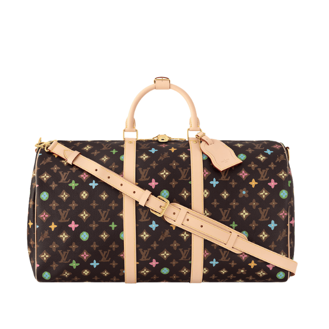 LOUIS VUITTON KEEPALL BANDOULIÈRE 50 BAG BROWN 19.7 INCHES M24901