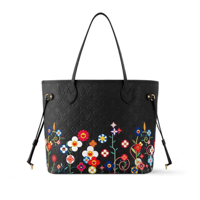 LOUIS VUITTON LV X TM NEVERFULL MM BLACK 12.2 INCHES M13675