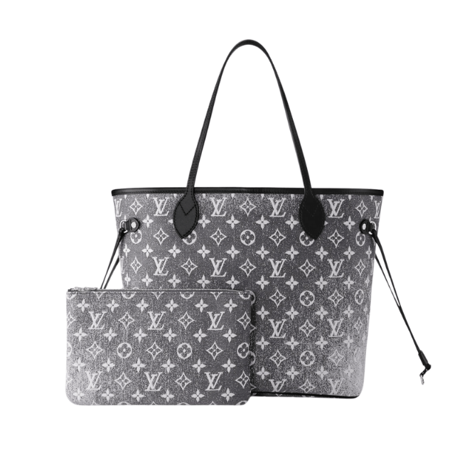 LOUIS VUITTON NEVERFULL MM GREY 12.2 INCHES M21465