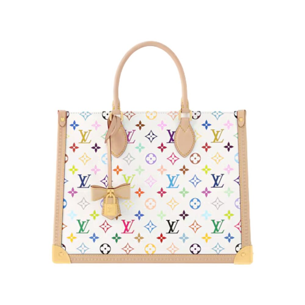 LOUIS VUITTON LV X TM ONTHEGO MM WHITE 13.8 INCHES M13079