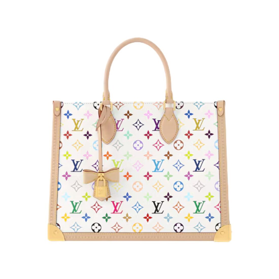 LOUIS VUITTON LV X TM ONTHEGO MM WHITE 13.8 INCHES M13079
