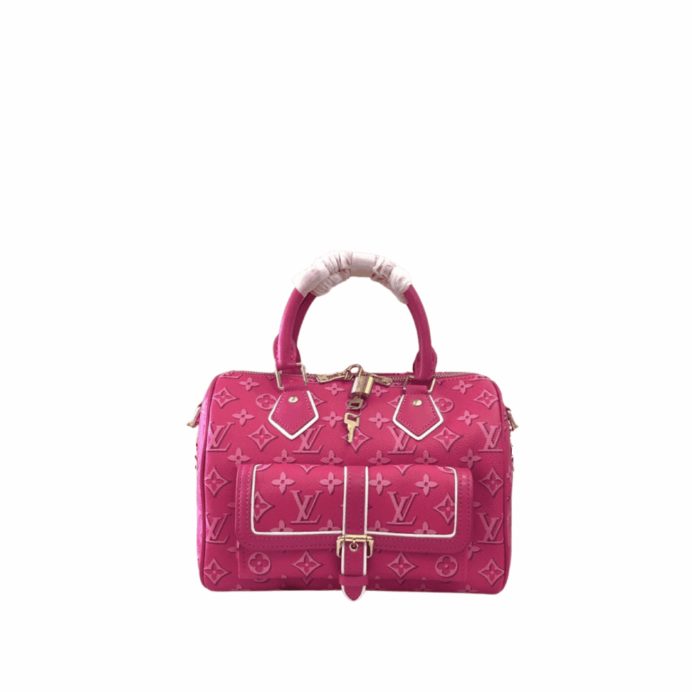 LOUIS VUITTON SPEEDY BANDOULIÈRE 25 PINK 7.5 INCHES M20919