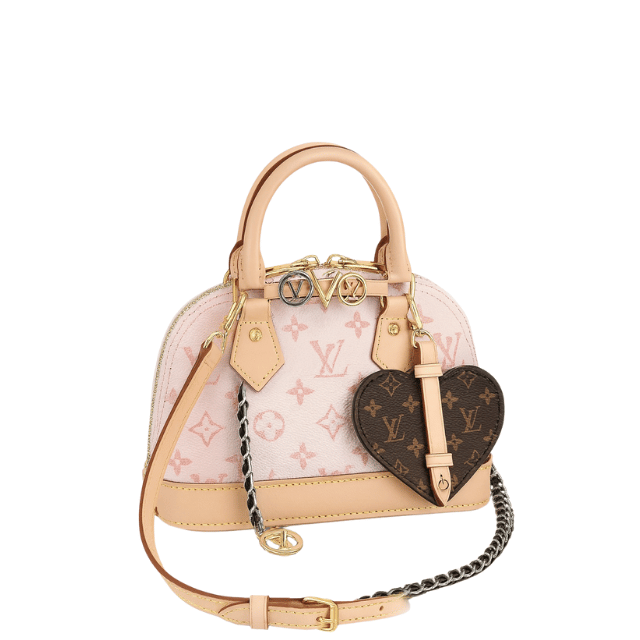 LOUIS VUITTON ALMA MONOGRAM CANVAS BB PINK 9.8 INCHES M14339