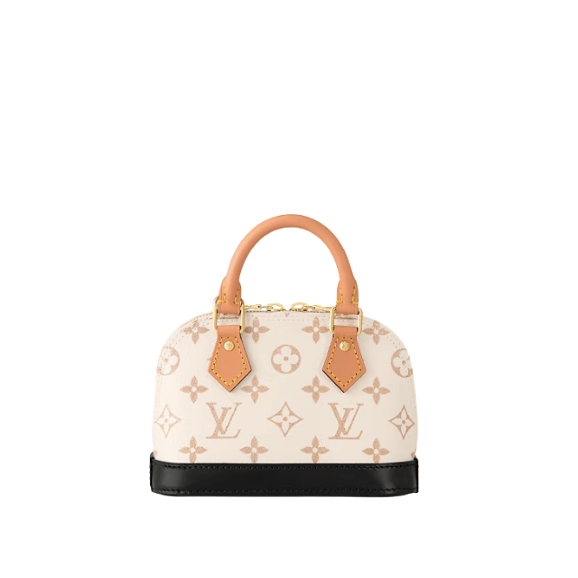 LOUIS VUITTON NANO ALMA OTHER MONOGRAM CANVAS BEIGE 7.1 INCHES M46895