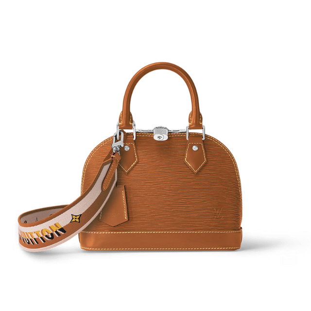 LOUIS VUITTON ALMA BB EPI LEATHER  BROWN 9.8 INCHES M57540