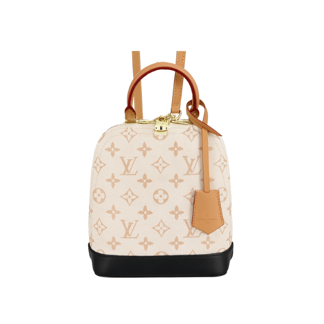 LOUIS VUITTON ALMA BACKPACK MONOGRAM EMPREINTE BICOLOR 7.9 INCHES M47132