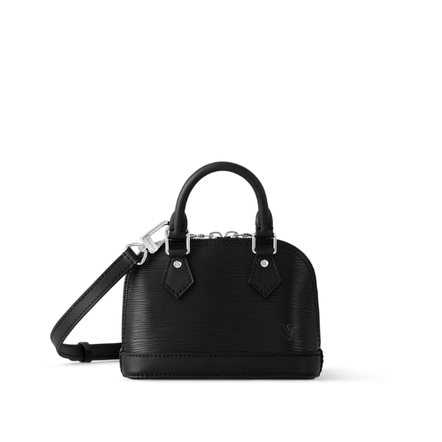 LOUIS VUITTON NANO ALMA EPI NOIR BLACK 7.1 INCHES M81945