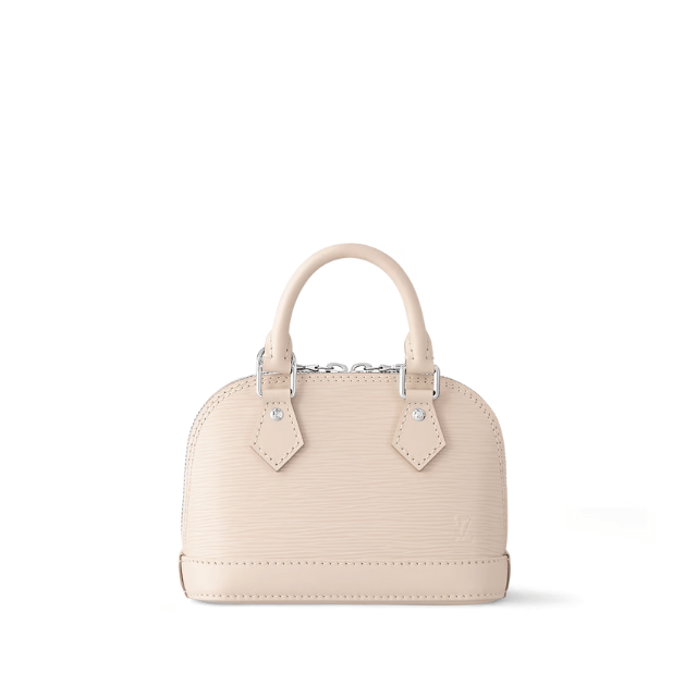 LOUIS VUITTON NANO ALMA EPI NOIR BEIGE 7.1 INCHES M81945
