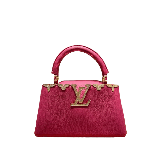 LOUIS VUITTON CAPUCINES NANO BAG PINK 8.7 INCHES