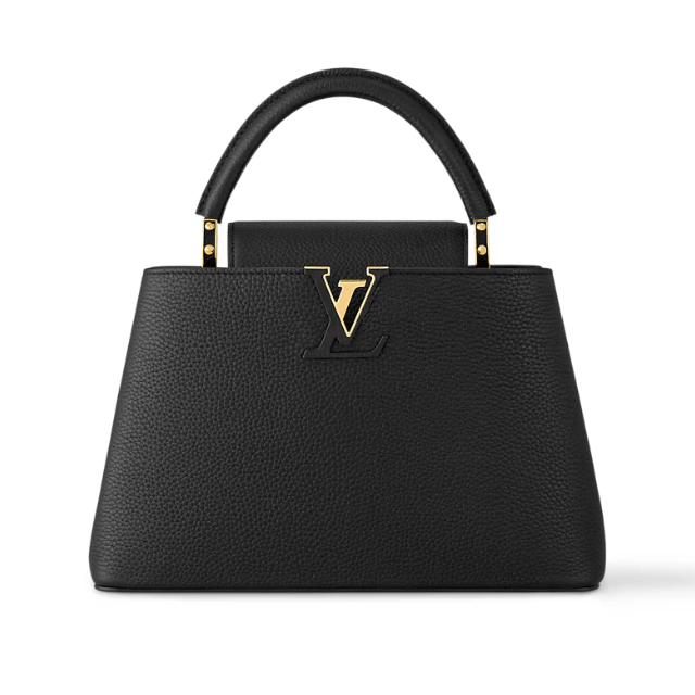LOUIS VUITTON CAPUCINES MM BLACK 12.4 INCHES M24727