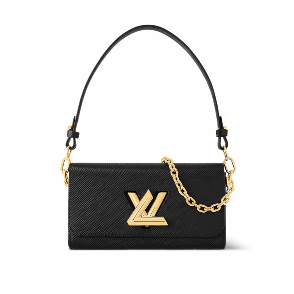 LOUIS VUITTON TWIST WEST MM BLACK 9.3 INCHES M24549