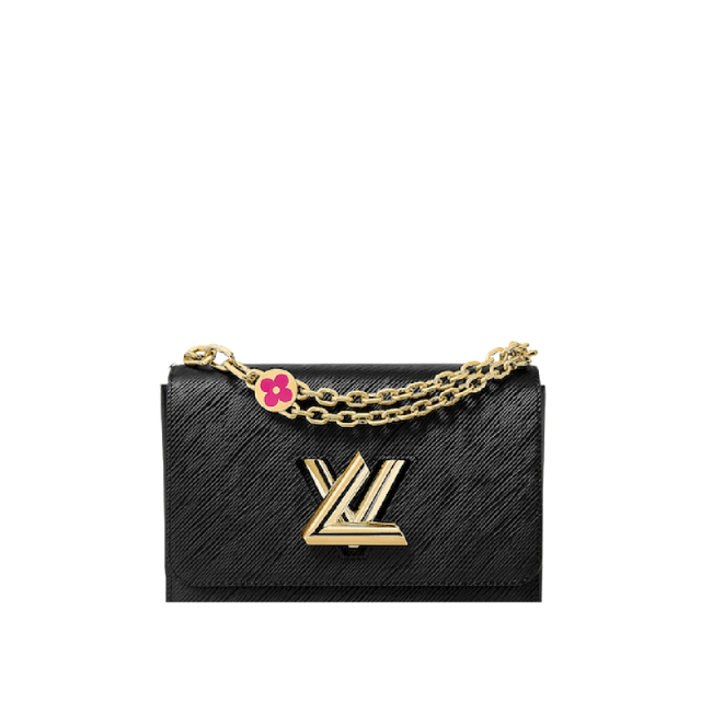 LOUIS VUITTON TWIST MM BLACK 9.0 INCHES M21606