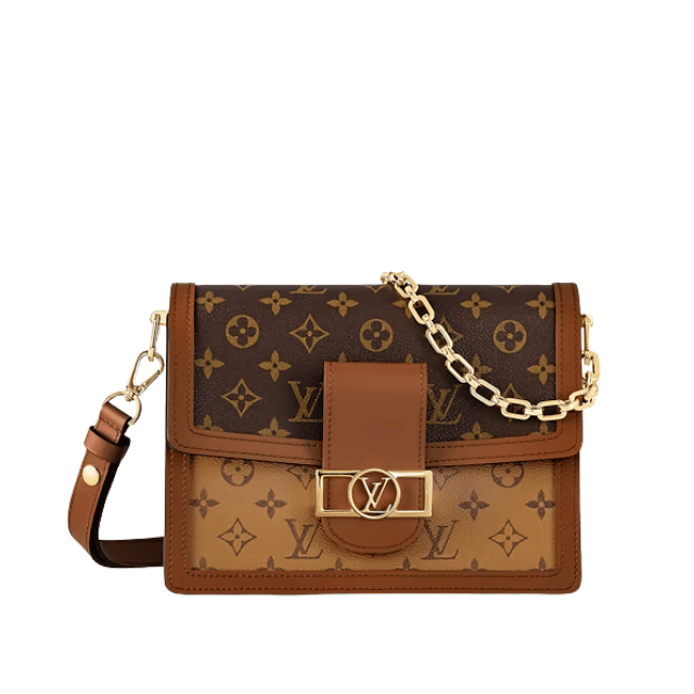 LOUIS VUITTON DAUPHINE MM BROWN 9.8 INCHES M45958