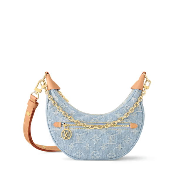 LOUIS VUITTON LV BY THE POOL LOOP DENIM BLUE 9.1 INCHES M24846