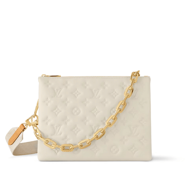 LOUIS VUITTON COUSSIN PM DREAM CREAM 10.2 INCHES M21262