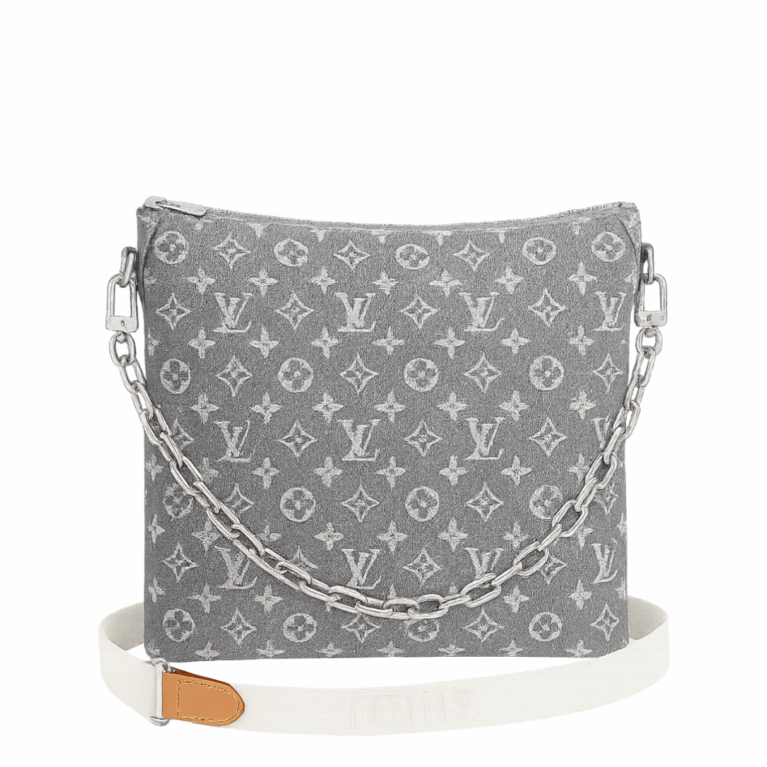 LOUIS VUITTON COUSSIN PM DENIM GREY 11.8 INCHES
