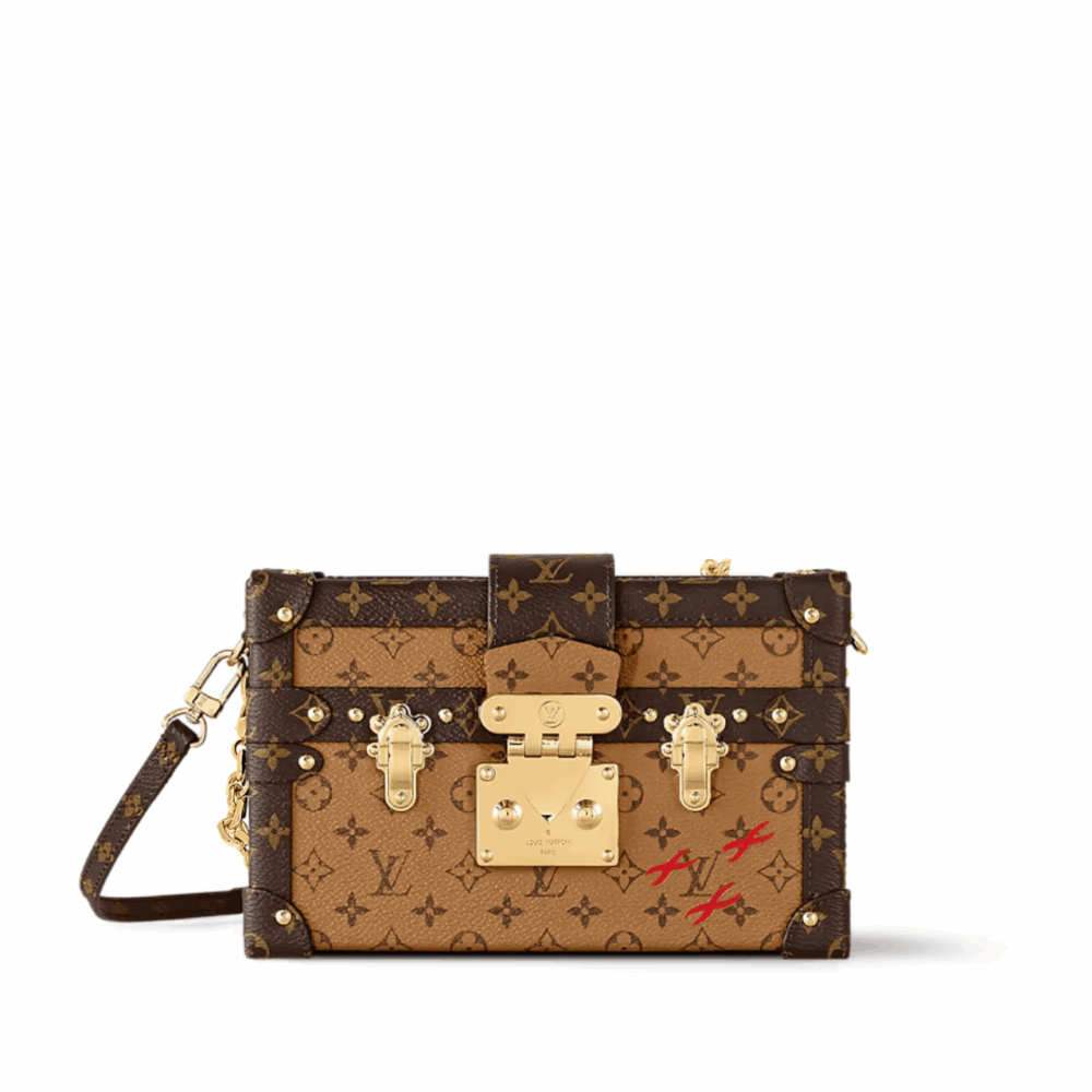 LOUIS VUITTON PETITE MALLE MONOGRAM REVERSE 7.9 INCHES