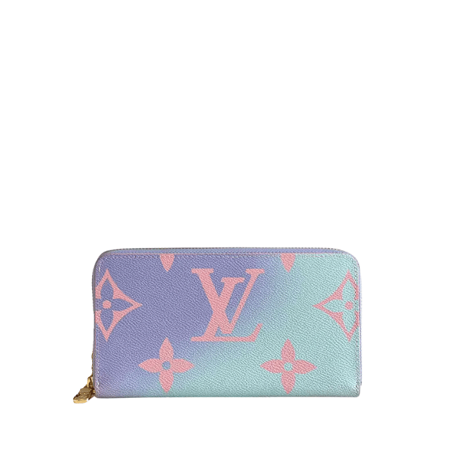 LOUIS VUITTON ZIPPY WALLET GIANT MONOGRAM PASTEL 7.5 INCHES M81340