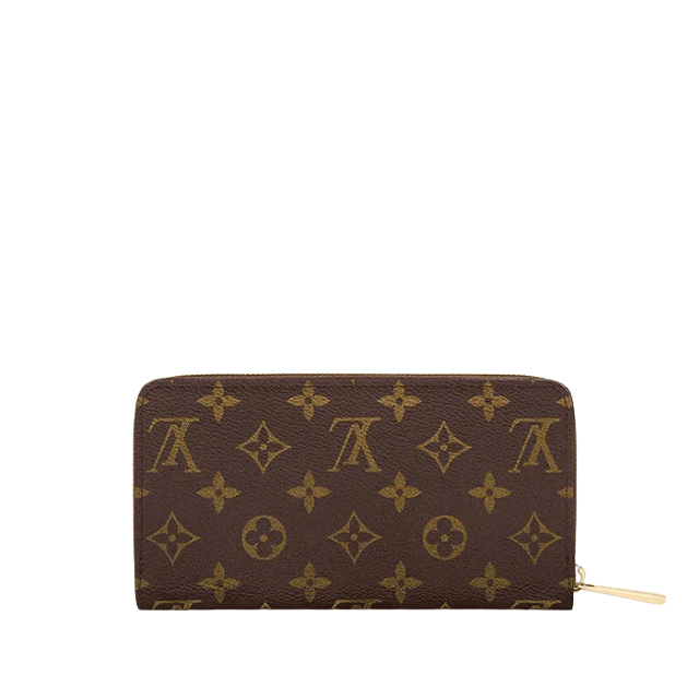 LOUIS VUITTON ZIPPY WALLET MONOGRAM EMPREINTE LEATHER BROWN M42616 7.5 INCHES M91457