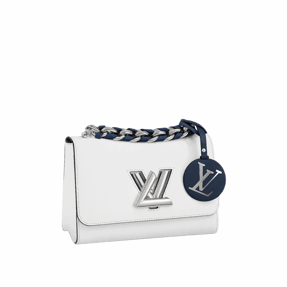 LOUIS VUITTON TWIST MM WHITE 9.1 INCHES