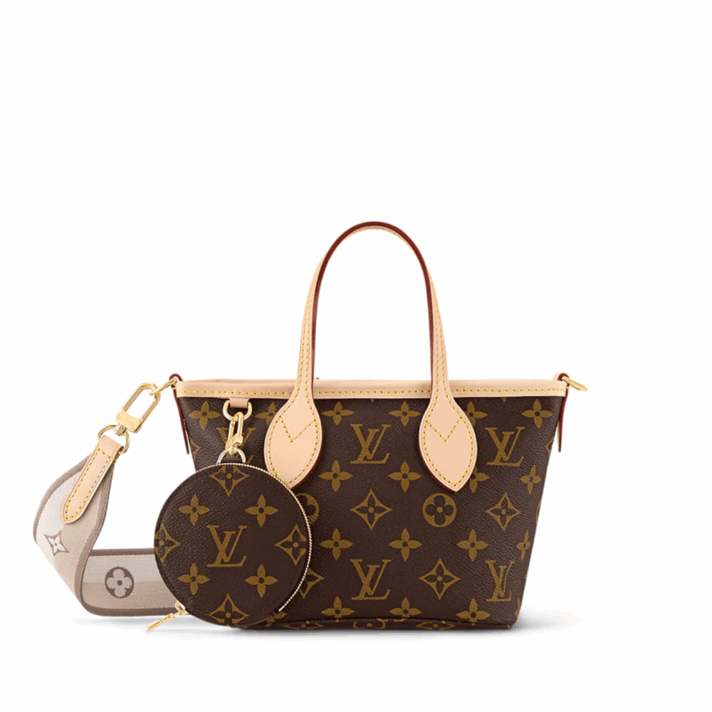 LOUIS VUITTON NEVERFULL BB MONOGRAM CANVAS BROWN 9.4 INCHES M46705