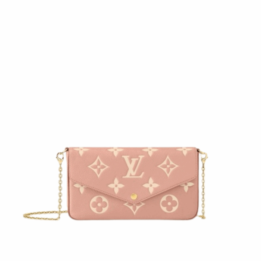 LOUIS VUITTON FÉLICIE POCHETTE ROSE TRIANON PINK 8.3 INCHES M81759
