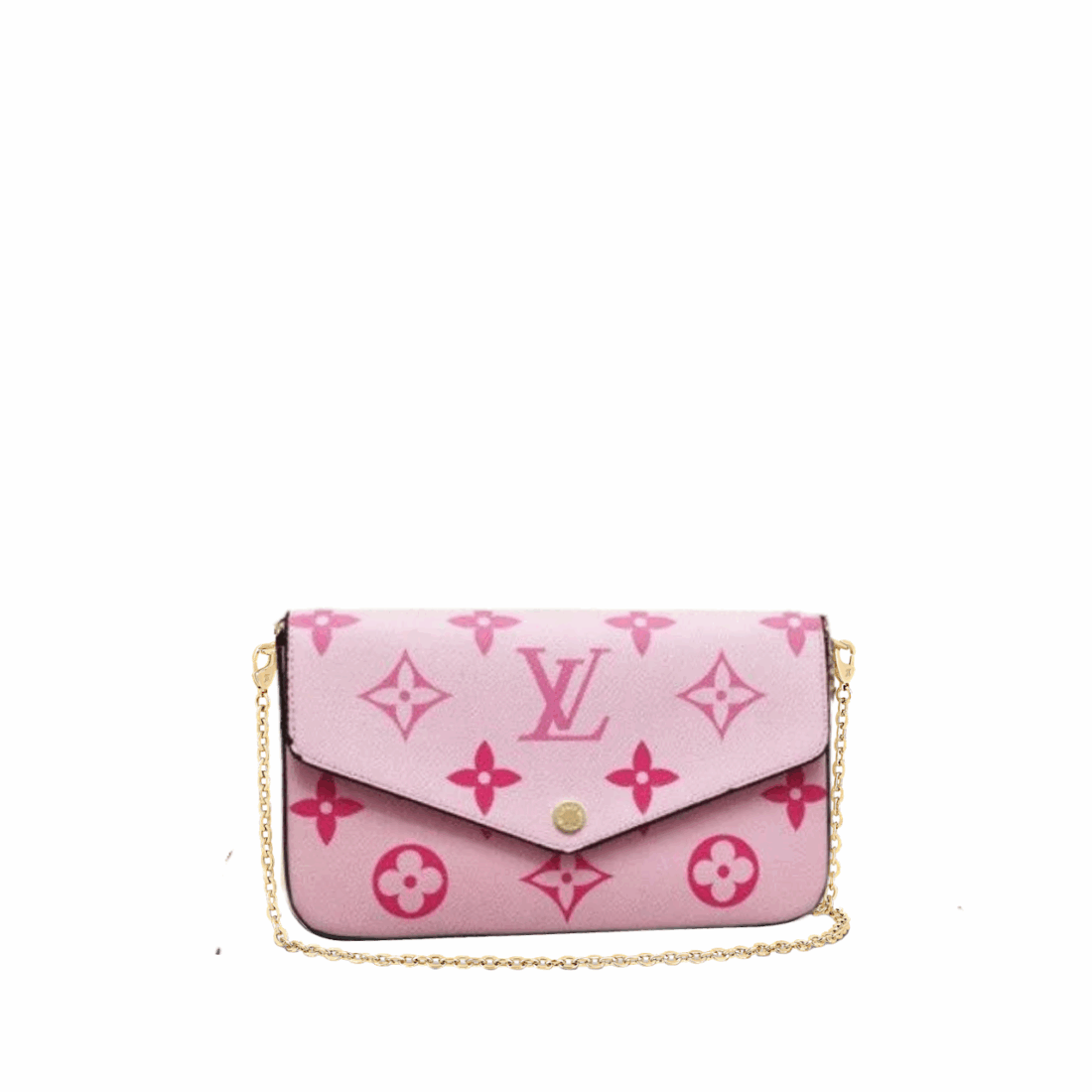 LOUIS VUITTON FELICIE POCHETTE MONOGRAM EMPREINTE PINK 8.3 INCHES M80498