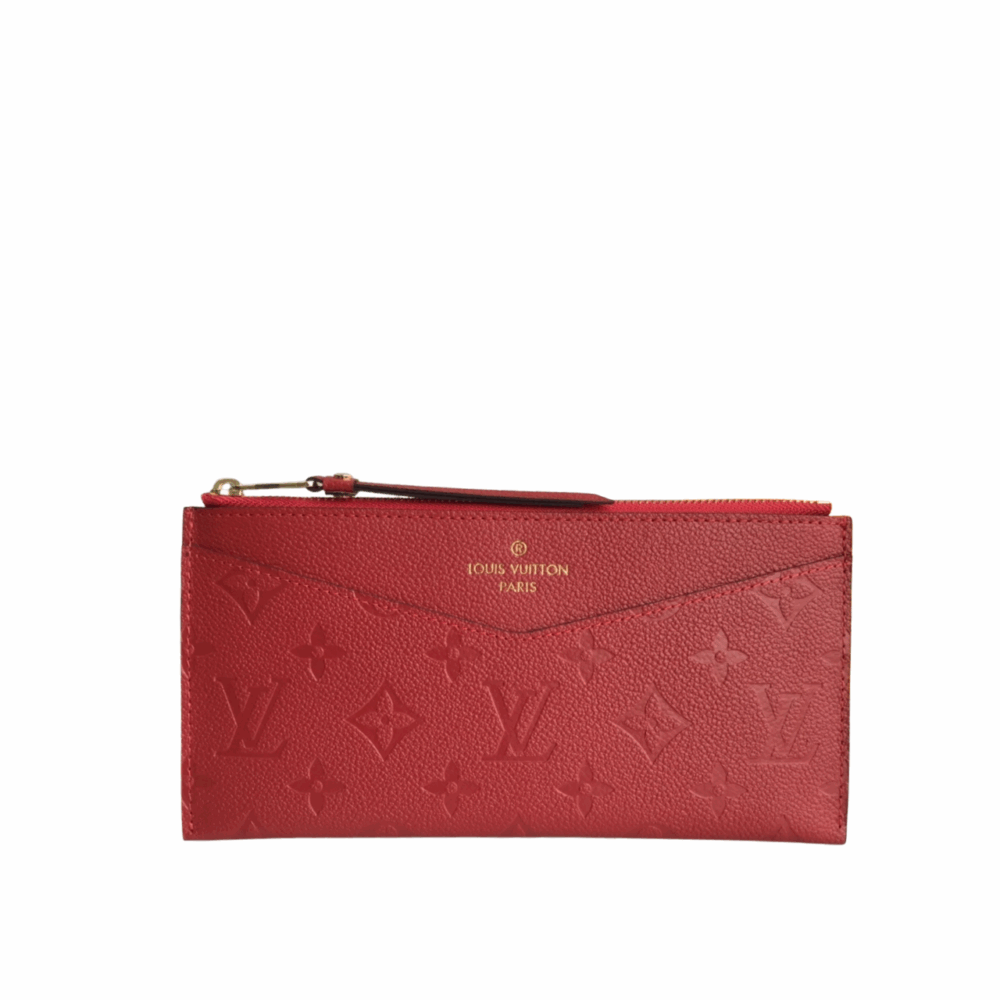 LOUIS VUITTON POCHETTE MELANIE MONOGRAM EMPREINTE BORDEAUX 9 INCHES M68712
