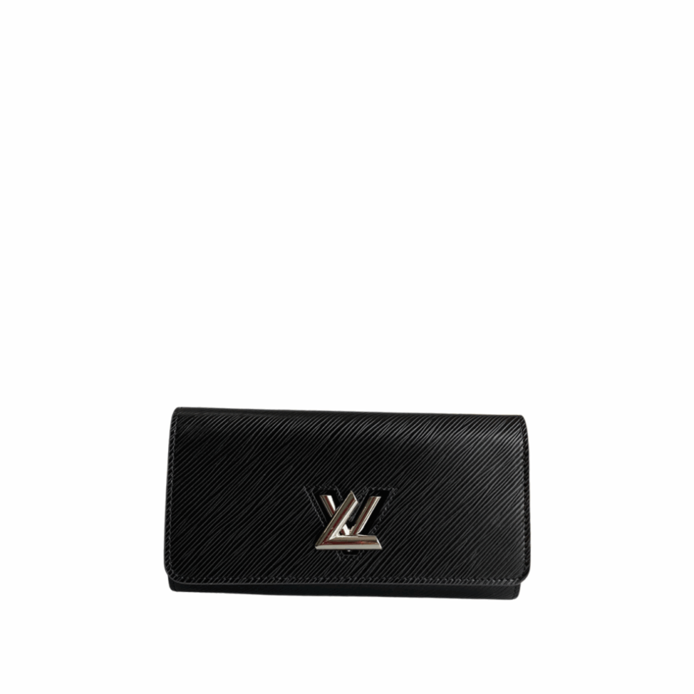 LOUIS VUITTON TWIST WALLET EPI LEATHER BLACK 7.5 INCHES M67510