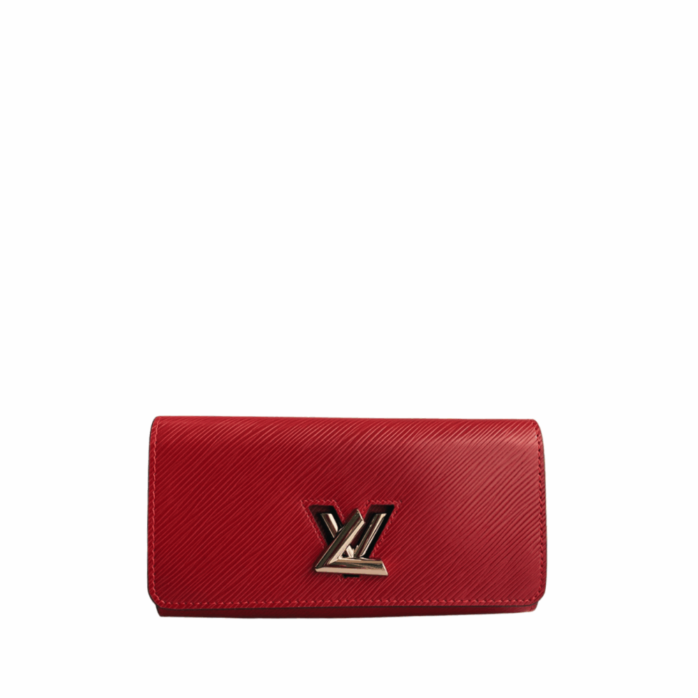 LOUIS VUITTON TWIST WALLET EPI LEATHER CERISE 7.5 INCHES M67510