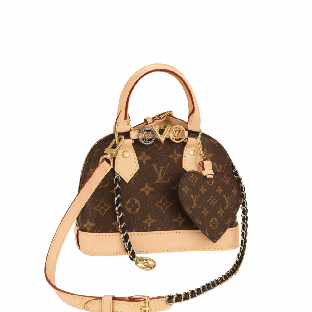 LOUIS VUITTON ALMA MONOGRAM CANVAS BB BROWN 9.8 INCHES M14339
