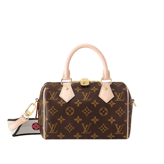LOUIS VUITTON SPEEDY BANDOUILIÈRE 20 BROWN 8.1 INCHES M46234